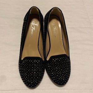 Black heels 😁Tacones 👠 color negro con brillos